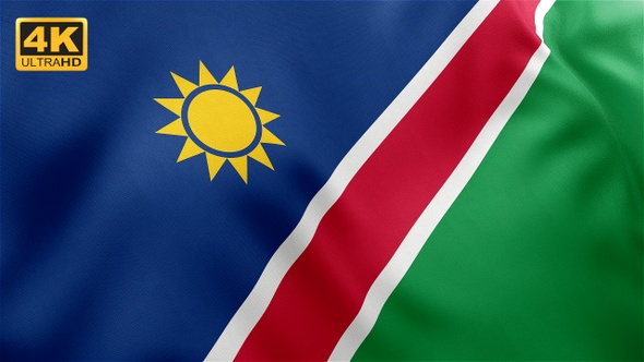 Namibia Flag - 4K