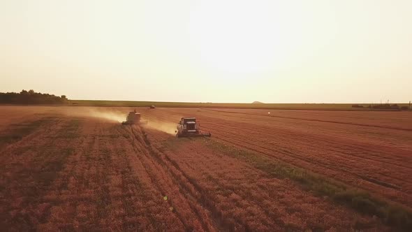 Tractors and Combines Work