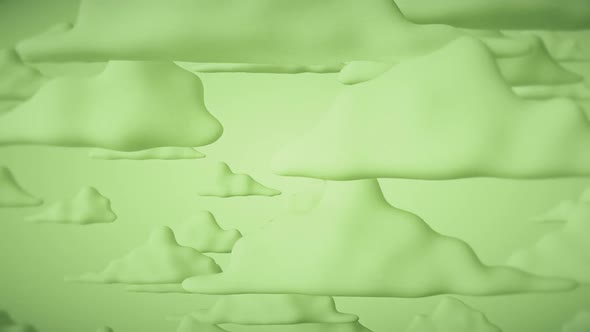 Green Cartoon 3d Clouds Zoom alt