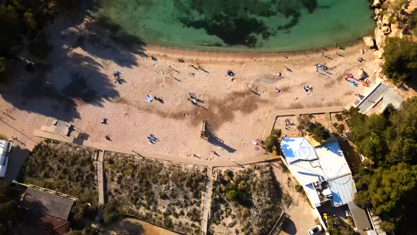 Port des Torrent beach in Ibiza, Spain