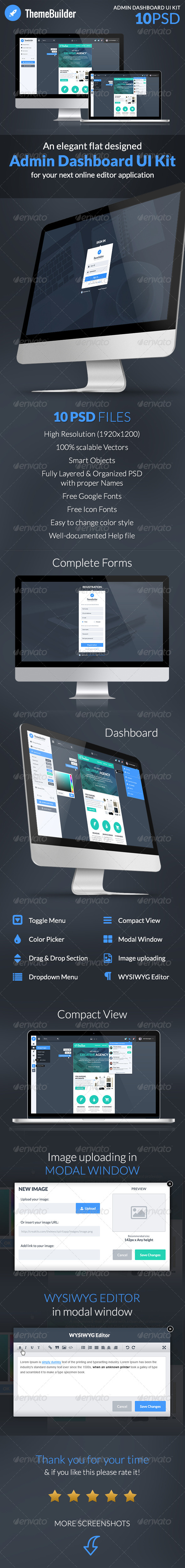 ThemeBuilder - Admin Dashboard UI Kit