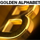Alphabet 3d Gold-Abc & Social Media Icons - VideoHive Item for Sale