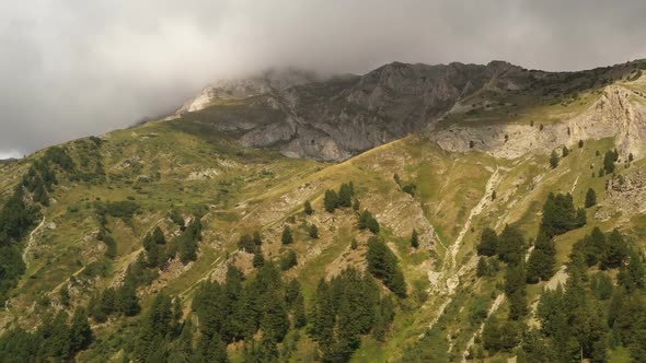 Part Of Pirin Mountain In Bulgaria 