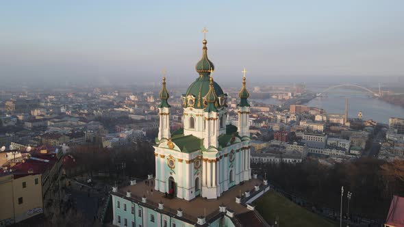 Aerial View From a Drone of St