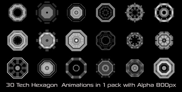 Dynamic Hexagon Elements Pack