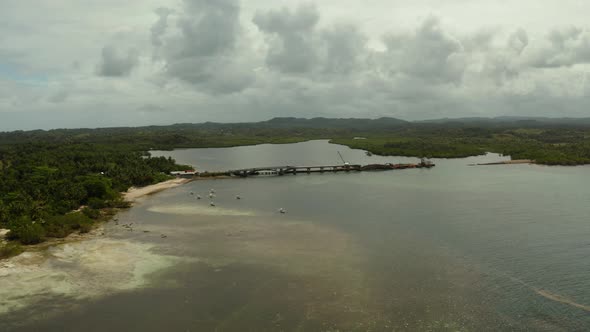 Bridge Under Construction on the Island of Siargao