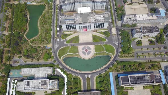 The Government Of Yuhua District  Changsha City  Hunan Province Shocked Aerial Photography
