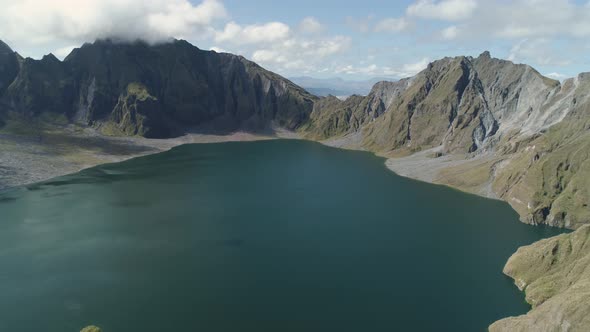 Crater Lake Pinatubo Philippines Luzon