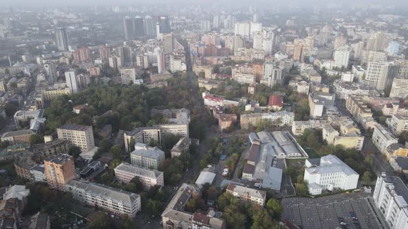 Kyiv - the Capital of Ukraine. Aerial View. Kiev