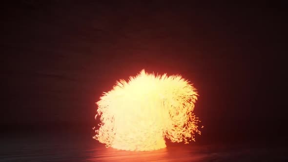 Sparks Explosion  powder explosion isolated on black background