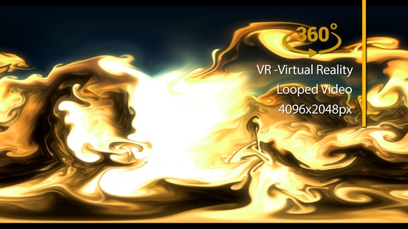 VR360 Fluid Abstract 03 Virtual Reality