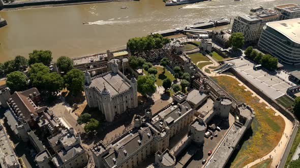 Aerial Video Destination Tower Of London Uk 4k