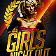 Girls Night Out Flyer Template PSD - GraphicRiver Item for Sale