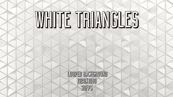 White Triangles