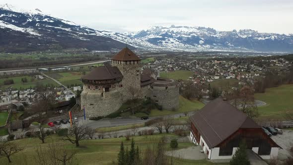 The castle in Vaduz, Liechtenstein