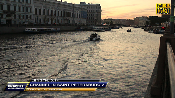 Channel In Saint Petersburg 2