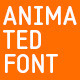 Animated Font - VideoHive Item for Sale