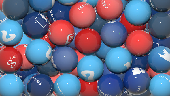 Social Network Balls Transition alt