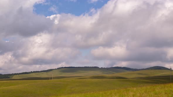 Zlatibor Mountain Landscape Timelapse 