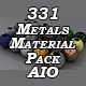331 Standard Metal Materials Pack AIO for C4D - 3DOcean Item for Sale
