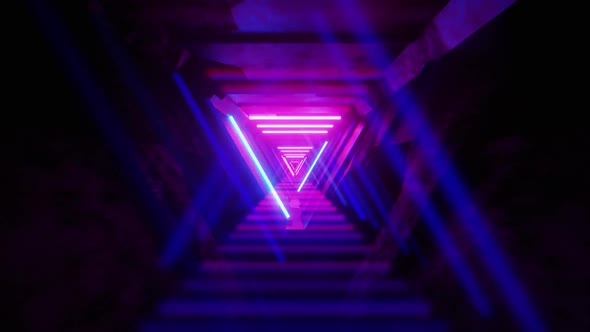 Neon Light Vj Tunnel alt