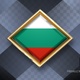 Bulgaria Flag Rotating Badge 4K Looping with Transparent Background - VideoHive Item for Sale