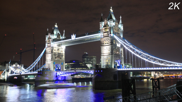 London Tower Bridge At Night