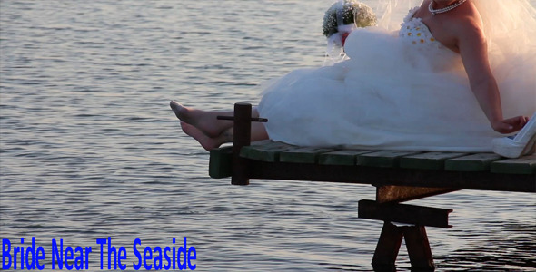 Bride Near The Seaside