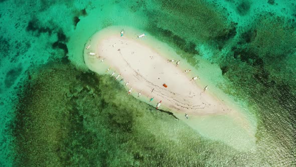 Tropical Island with Sandy Beach