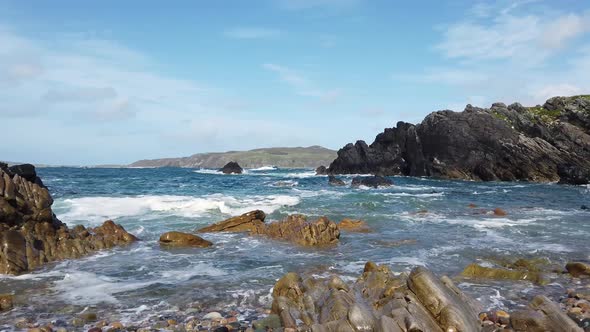 The Beautiful Coast Next To Carrickabraghy Castle - Isle of Doagh, Inishowen, County Donegal