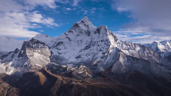 Ama Dablam Mountain. Himalaya, Nepal