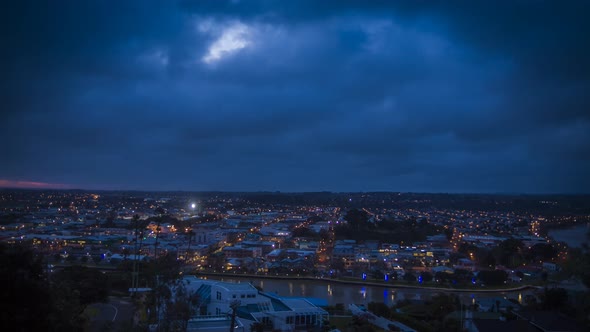 Evening in Whanganui New Zealand