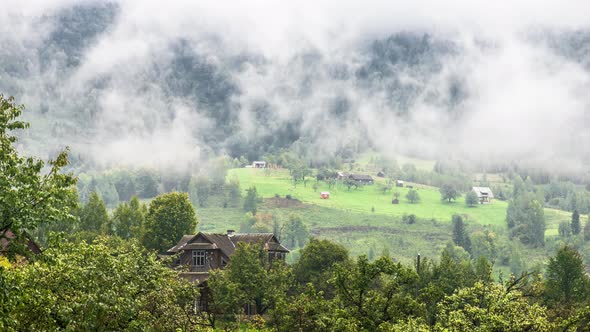 Mountain Valley Village Landscape 