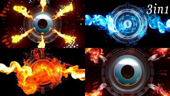 Fiery Woofer - VJ Loop Pack (3in1)