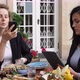Business Lunch Concept. Two Female Colleagues Having Work Meeting, Talking on the Phone and Working - VideoHive Item for Sale