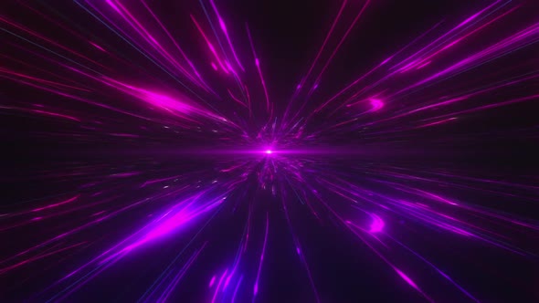 Moving Particles Purple