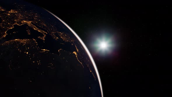 Earth Globe Planet From Space Orbit alt