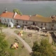 Aerial to Starokostiantyniv Castle Built at the Confluence of the Sluch and Ikopot Rivers Ukraine - VideoHive Item for Sale