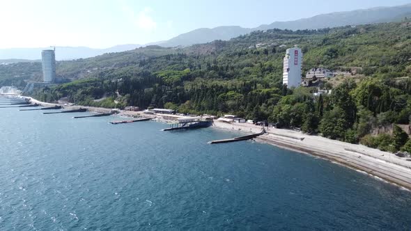 Karasan, Partenit, Crimean Peninsula Aerial View