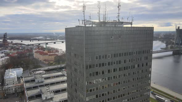 Riga city panorama