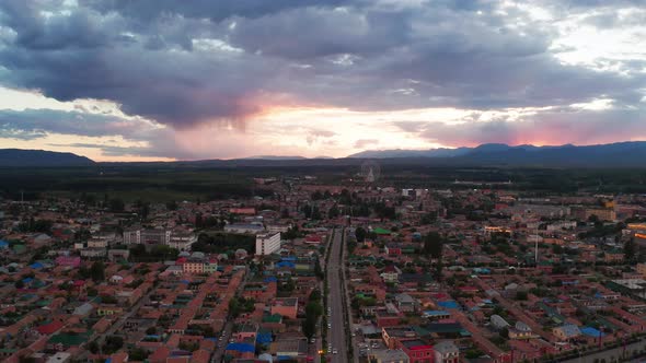 Sunset view of Turks Bagua City