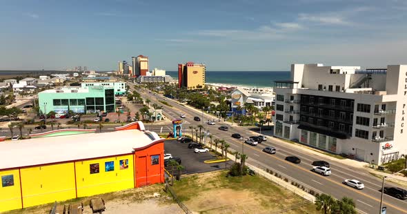 Aerial Video Sutton Place And E Beach Boulevard Intersection Gulf Shores Alabama