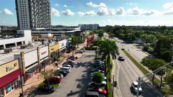 Shops At Downtown Doral Miami Dade Fl. 4k Drone Video