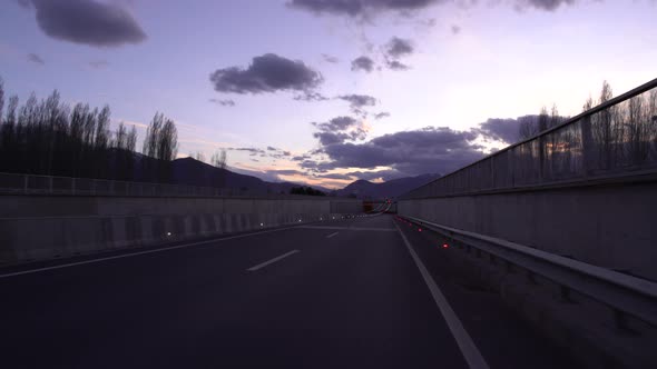 Driving Car on a Road