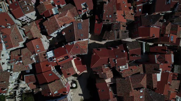 Old Town Tiled Roof Houses