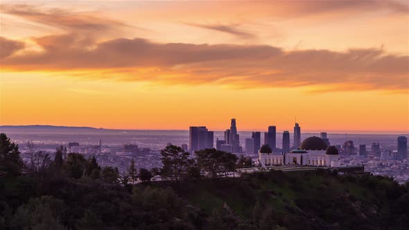 Los Angeles Sunrise Griffith Observatory