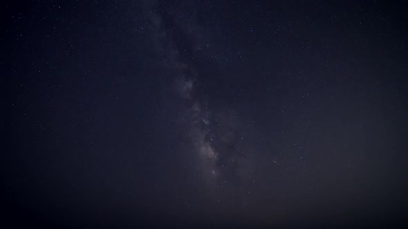 8K Milky Way Stars In The Night Sky