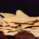 Nachos Lie in A Wooden Rotating Plate - VideoHive Item for Sale