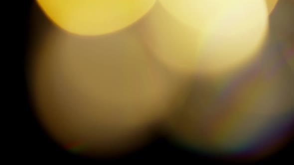 Light Leaks Abstract Blurred  Footage Moving Blinking Circle Lens Glow Flare Bokeh Overlays