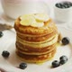 Pancakes with Slices of Banana and Berries - VideoHive Item for Sale